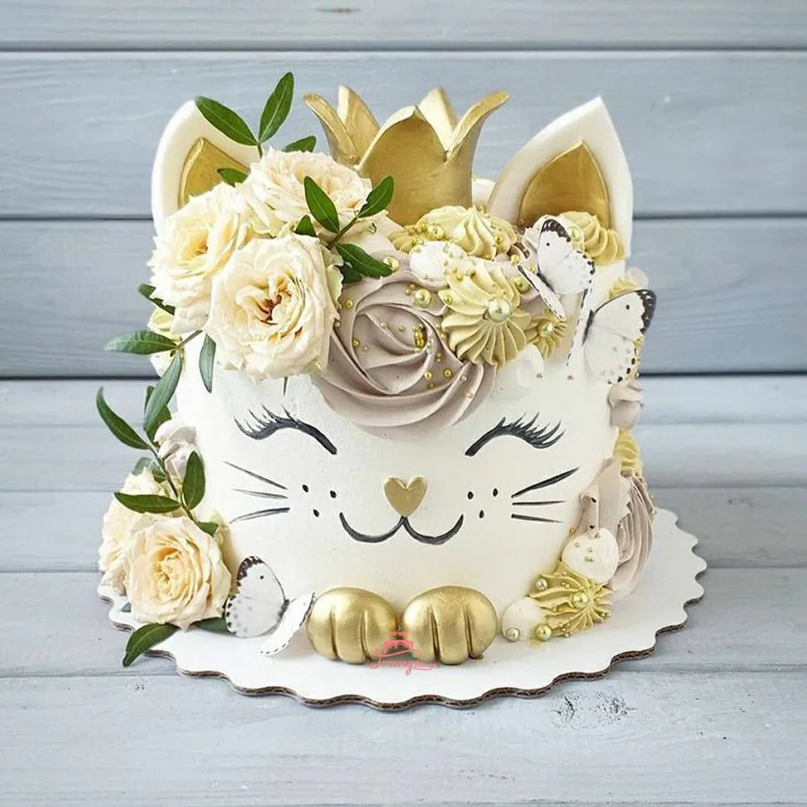 Bánh gato sinih nhật 3d hình con mèo dễ thương, độc lạ dành tặng sinh nhật  người tuổi mèo 5453 - Bánh sinh nhật, kỷ niệm