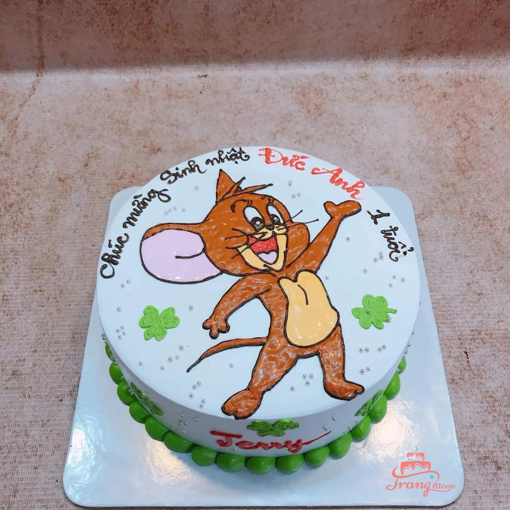 bánh sinh nhật hình con cái chuột