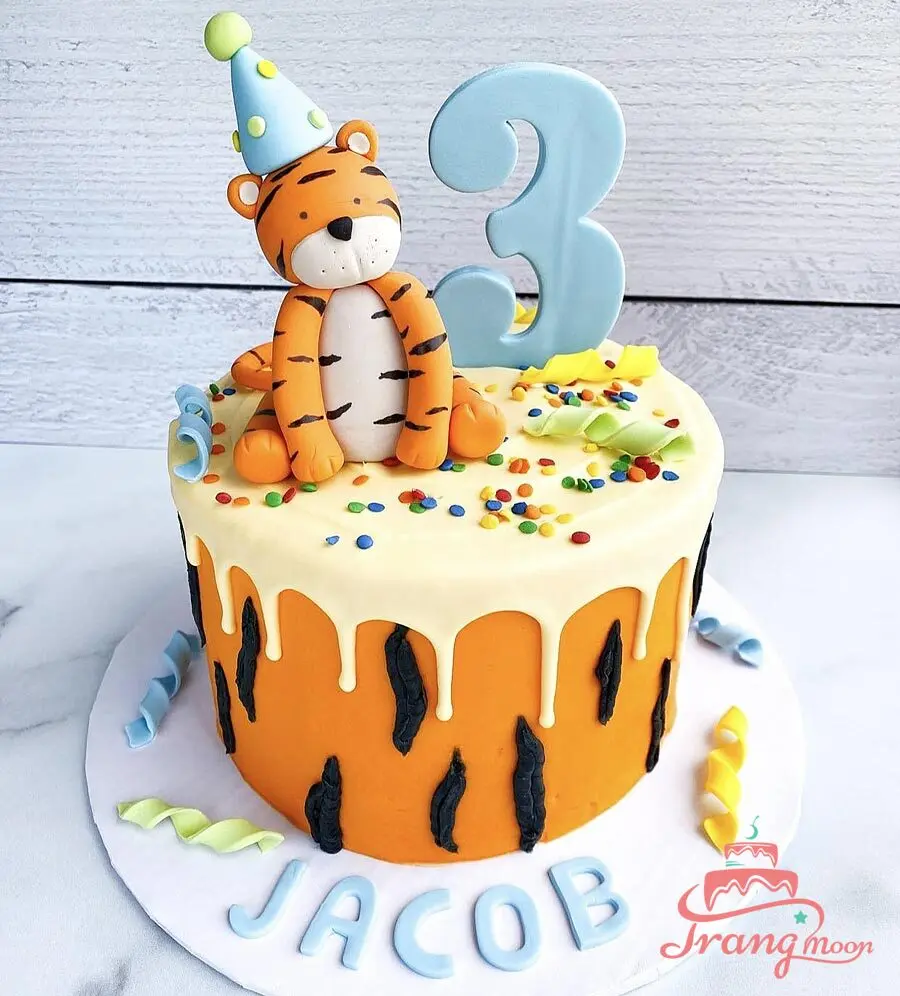 NGỘ NGHĨNH] 69 Mẫu bánh sinh nhật hình con cọp dễ thương cho tuổi DẦN