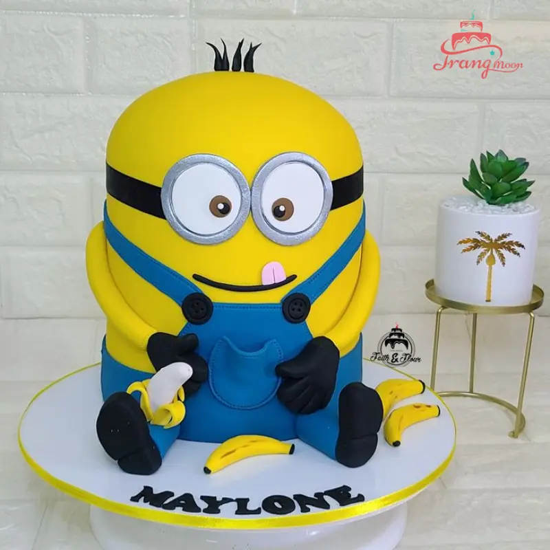 Bánh Kem Hình Minion Ngộ Nghĩnh 1 Tầng MN11