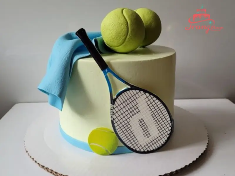 bánh sinh nhật hình vợt tennis