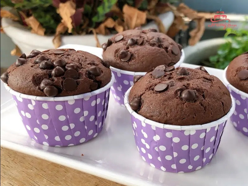  cách làm bánh Cách làm cupcake socola bằng nồi chiên không dầu