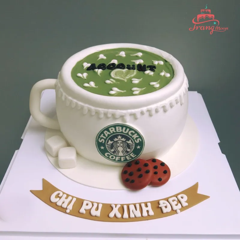 Bánh Sinh Nhật Hình Cốc Trà Sữa Starbucks TS03