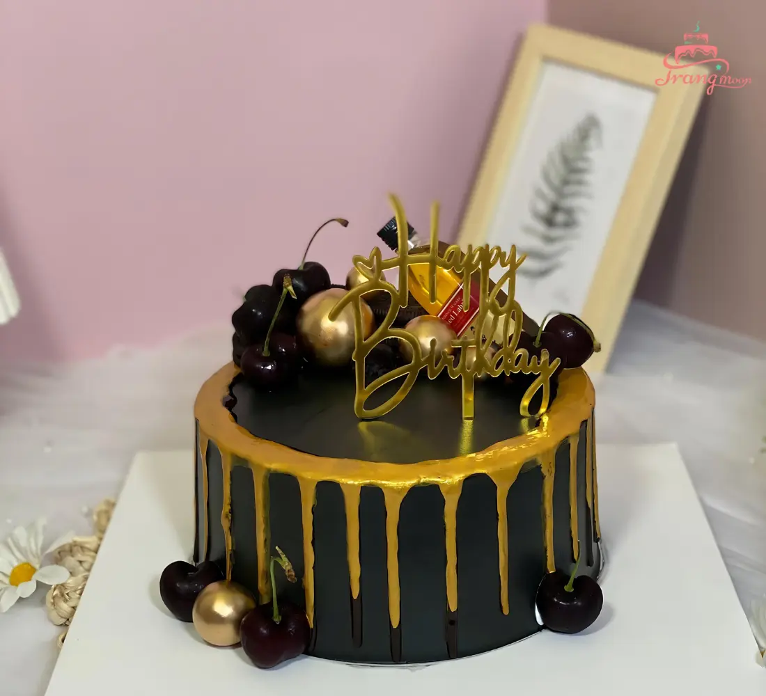 Mẫu bánh sinh nhật tặng bố của Trang Moon