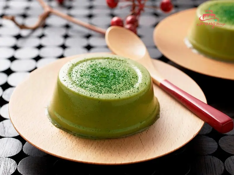 Cách làm bánh flan matcha trà xanh