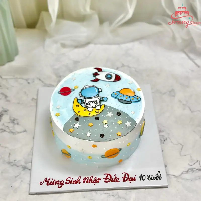 Bánh Sinh Nhật Phi Hành Gia 1 Tầng PH02