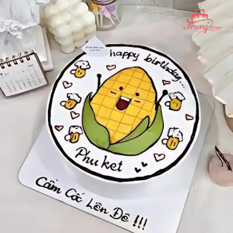 Bánh Sinh Nhật Hình Bắp Ngô BN02