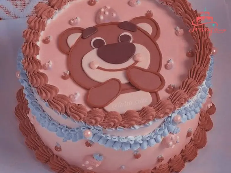 bánh sinh nhật hình gấu lotso