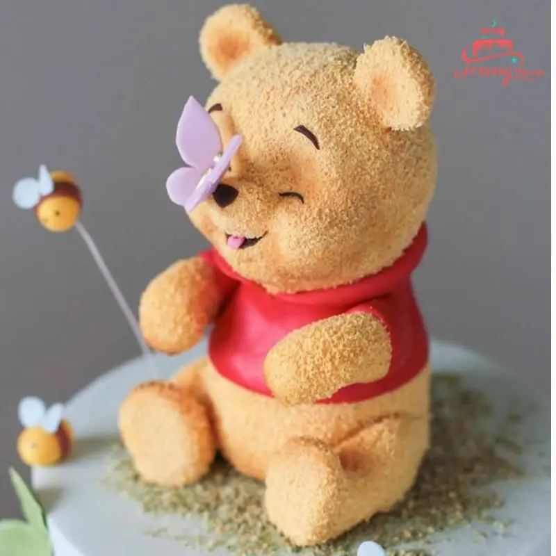 Bánh Sinh Nhật Hình Gấu Pooh 1 Tầng CG06